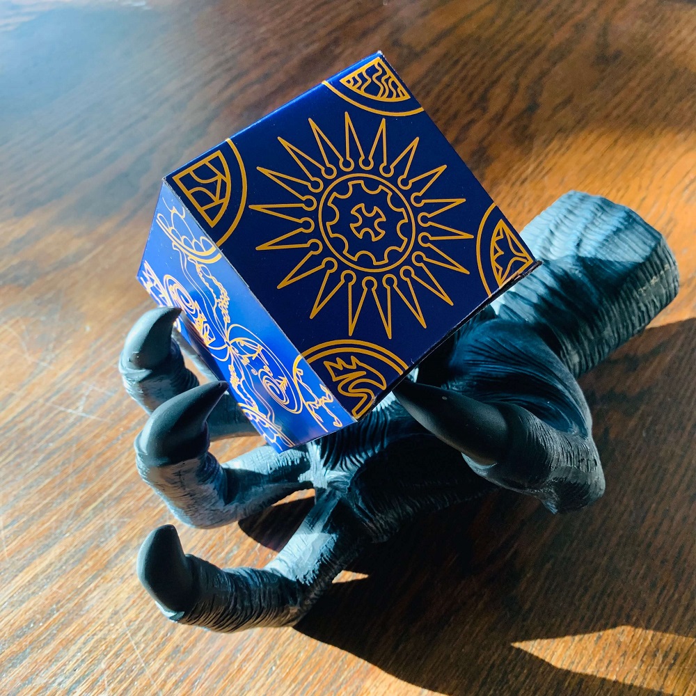 GhostBox held in claw-hand